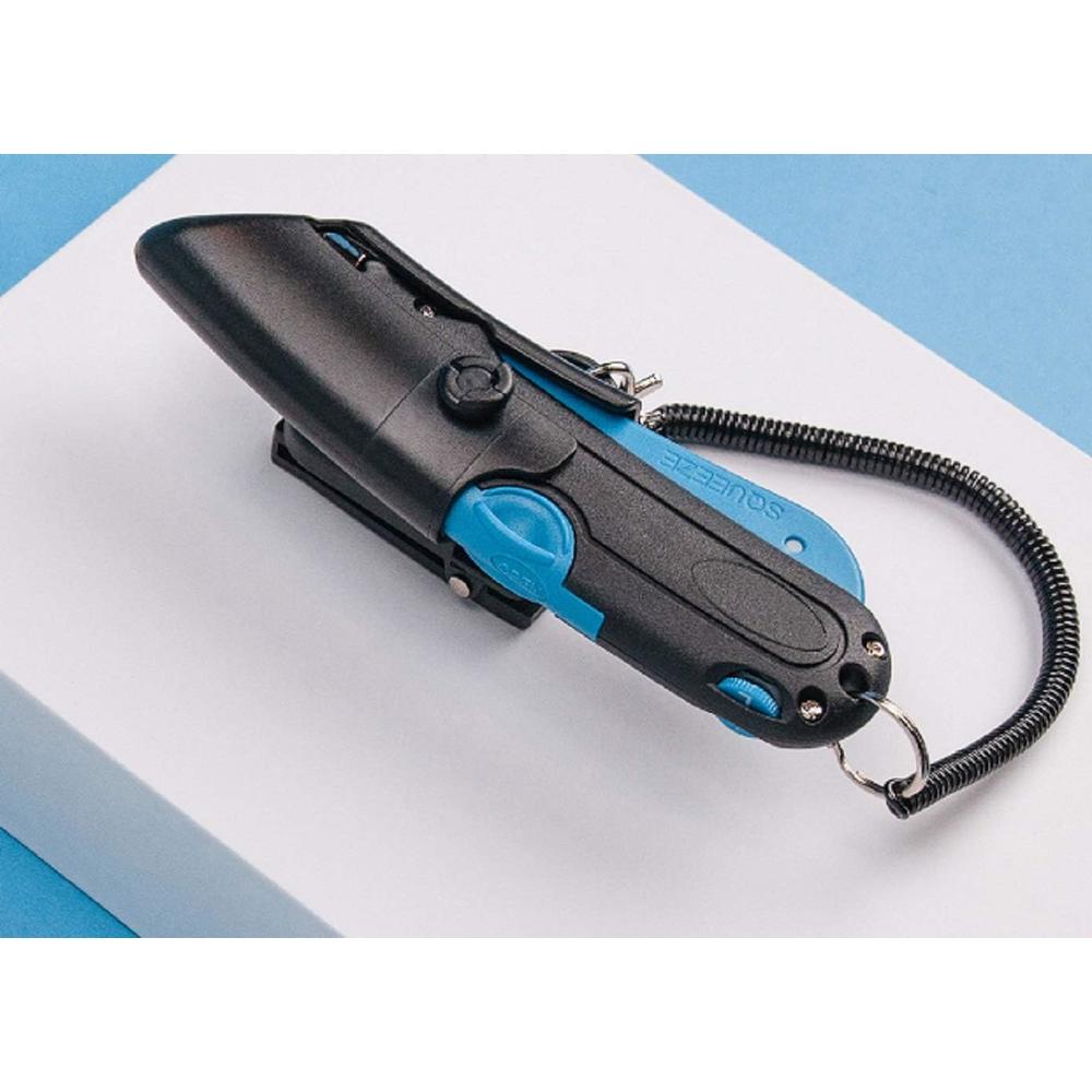 Cosco Home and Office Products COSCO Box Cutter Knife w/Shielded Blade, Black/Blue (091524)