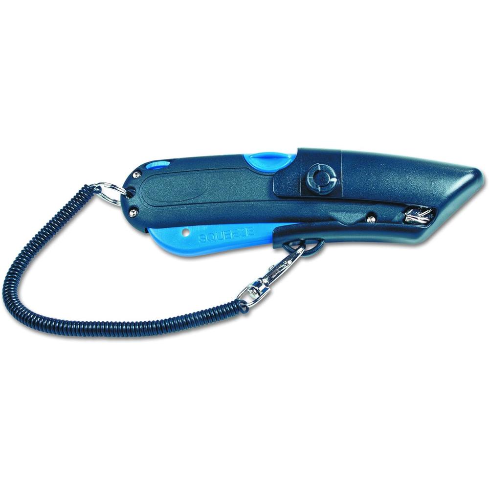 Cosco Home and Office Products COSCO Box Cutter Knife w/Shielded Blade, Black/Blue (091524)