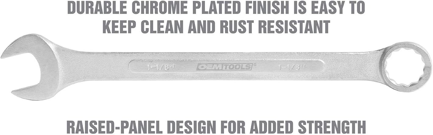 OEMTOOLS 22112 Jumbo Combination Wrench, 2 Inch | One Open End