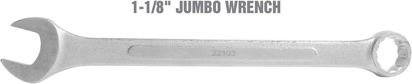 OEMTOOLS 22112 Jumbo Combination Wrench, 2 Inch | One Open End