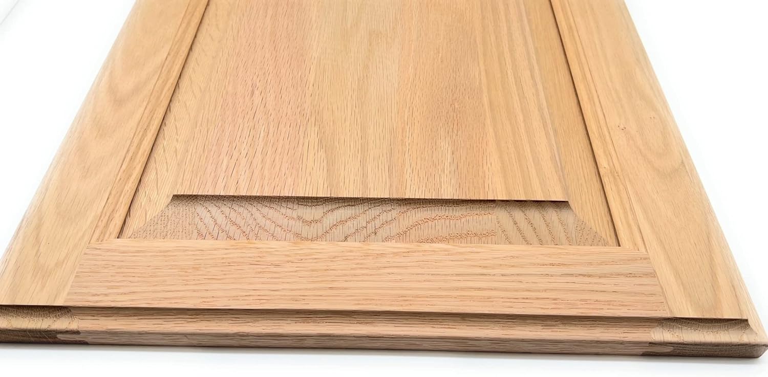onestock Raised Panel Unfinished Oak Cabinet Door Replacement for Refacing Kitchen Cabinets- 22.5H x 14.75W