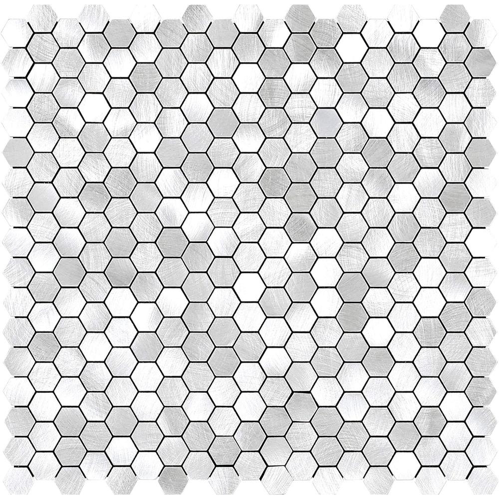 Benice Peel and Stick Backsplash Kitchen Tiles,Stick on Backsplash Peel and Stick Mosaic Tiles Penny Hexagon Backsplash Small Tiles Me