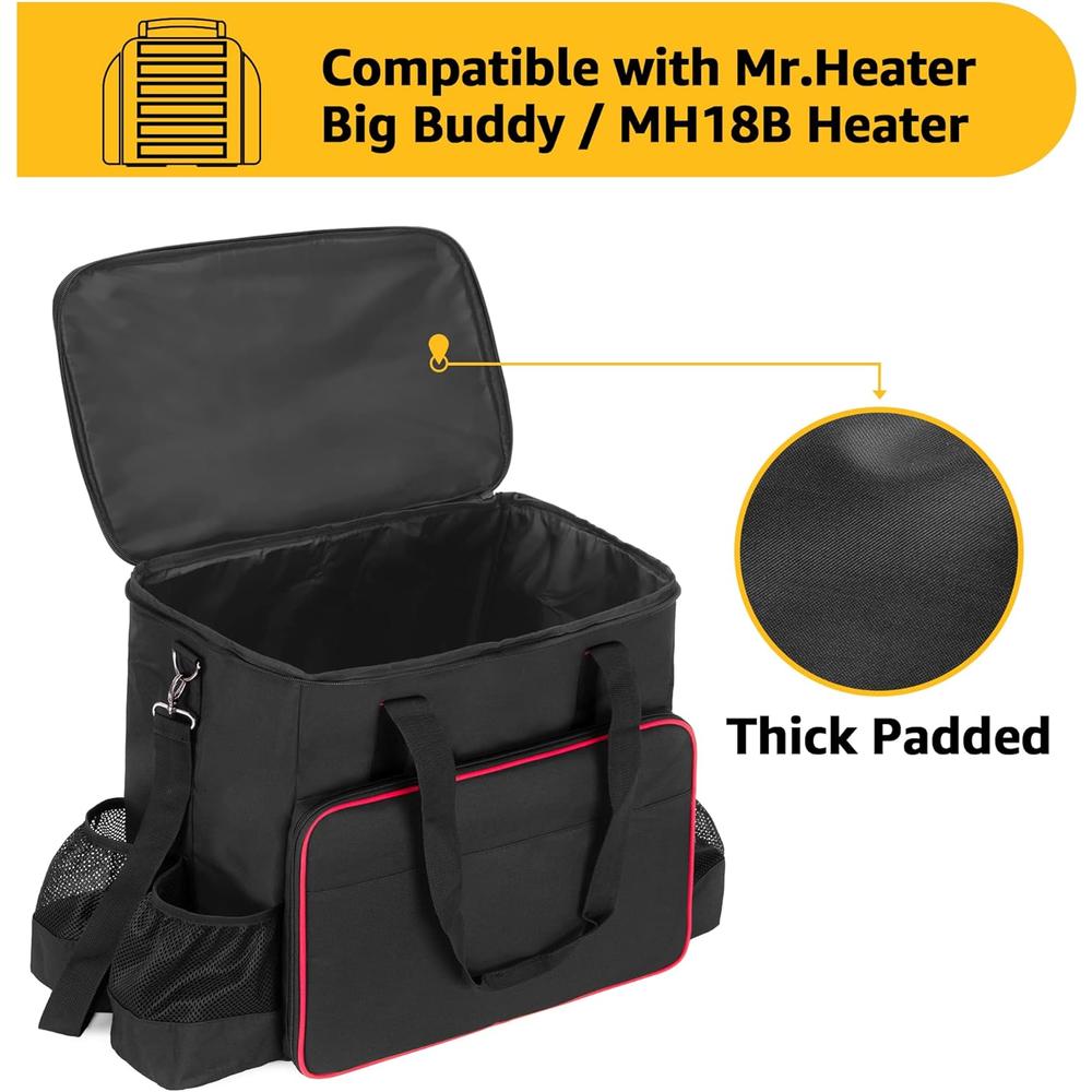 SAMDEW Big Heater Carry Bag Compatible with Mr. Heater Big Buddy Propane Heater, Portable Heater Carrying Case Compatible with
