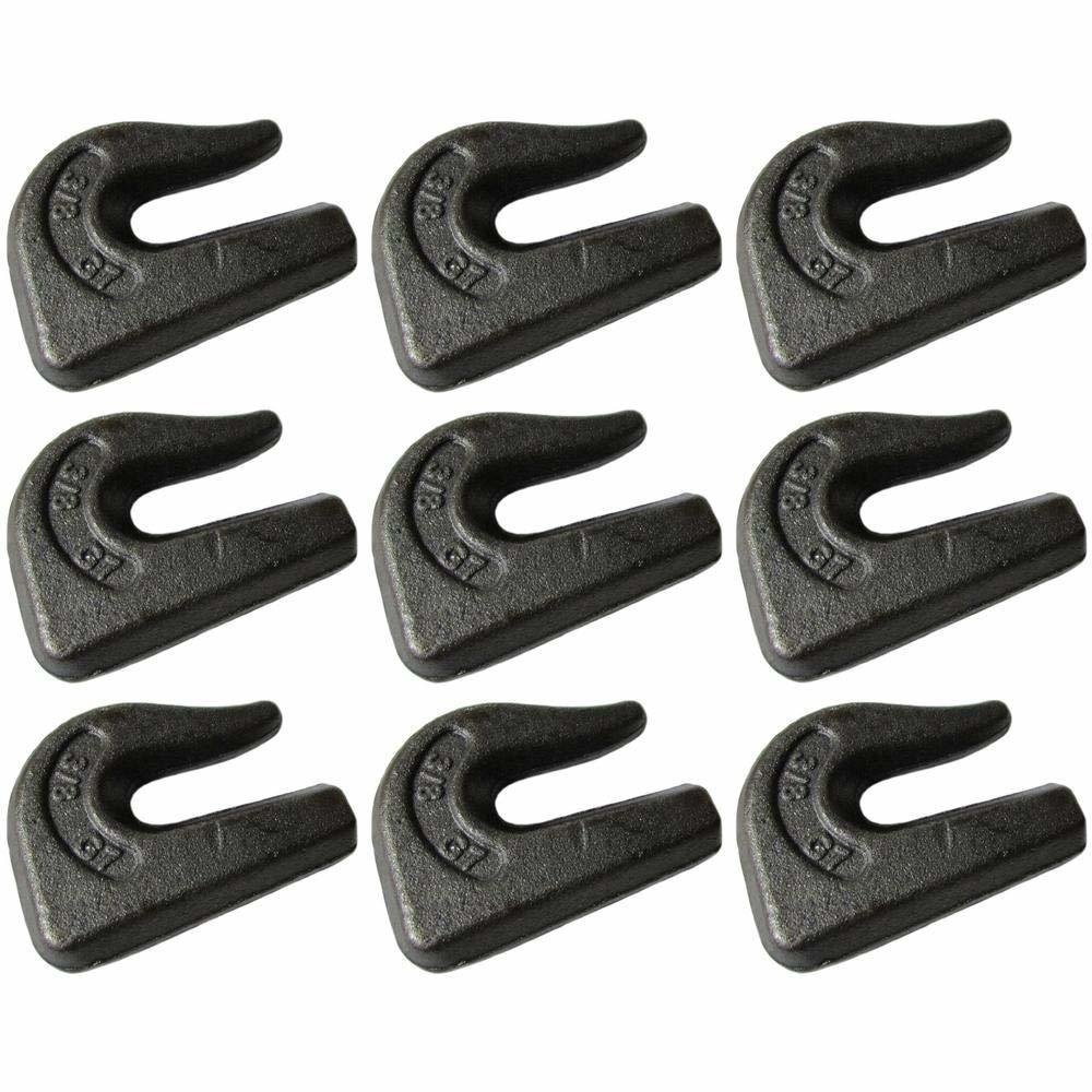 Generic Set of 9 3/8" Weld On Grab Chain Hook 6600LB Weight Load Rating G70 0900104