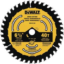 DEWALT Circular Saw Blade, 6 1/2 Inch, 40 Tooth, Framing (DWA161240)