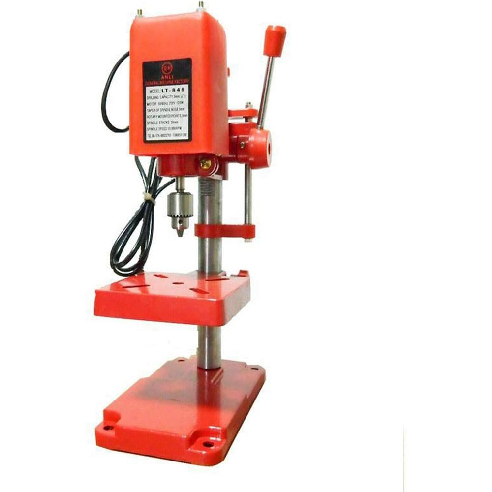 nenchengli Mini Bench Drill Press Machine, High Precision Drill Press Jewelry Metal Drilling Machine, Bench Drill Stand Bench Table Drilli
