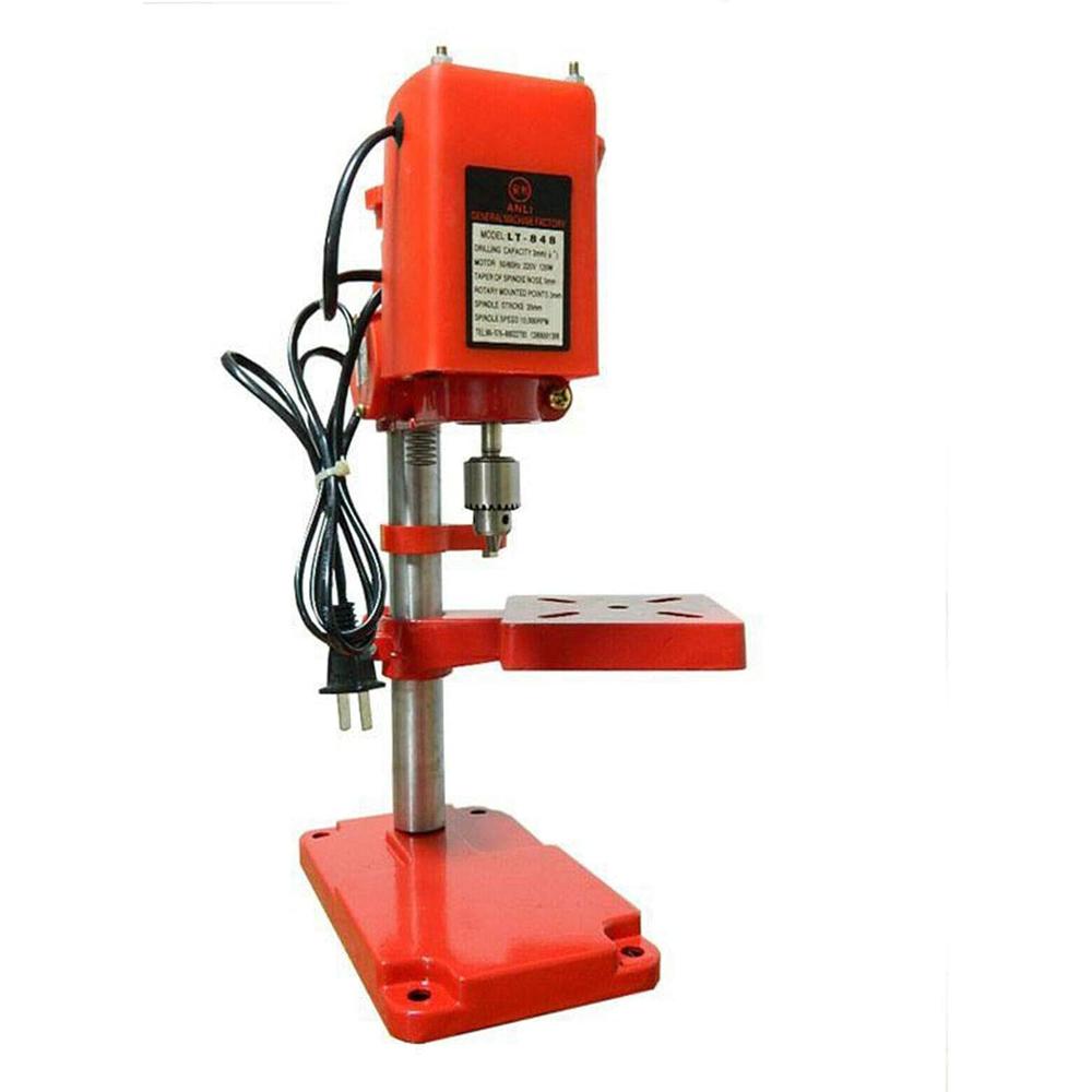 nenchengli Mini Bench Drill Press Machine, High Precision Drill Press Jewelry Metal Drilling Machine, Bench Drill Stand Bench Table Drilli