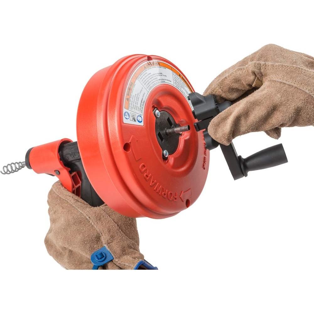 Ridgid 57043 Drain Cleaner, Power Spin+ / Red