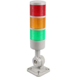 Luban Led Signal Tower Stack Lights, Industrial Signal Warning Lights, Column Tower Lamp Andon Lights with Rotatable Base, Steady/Fla