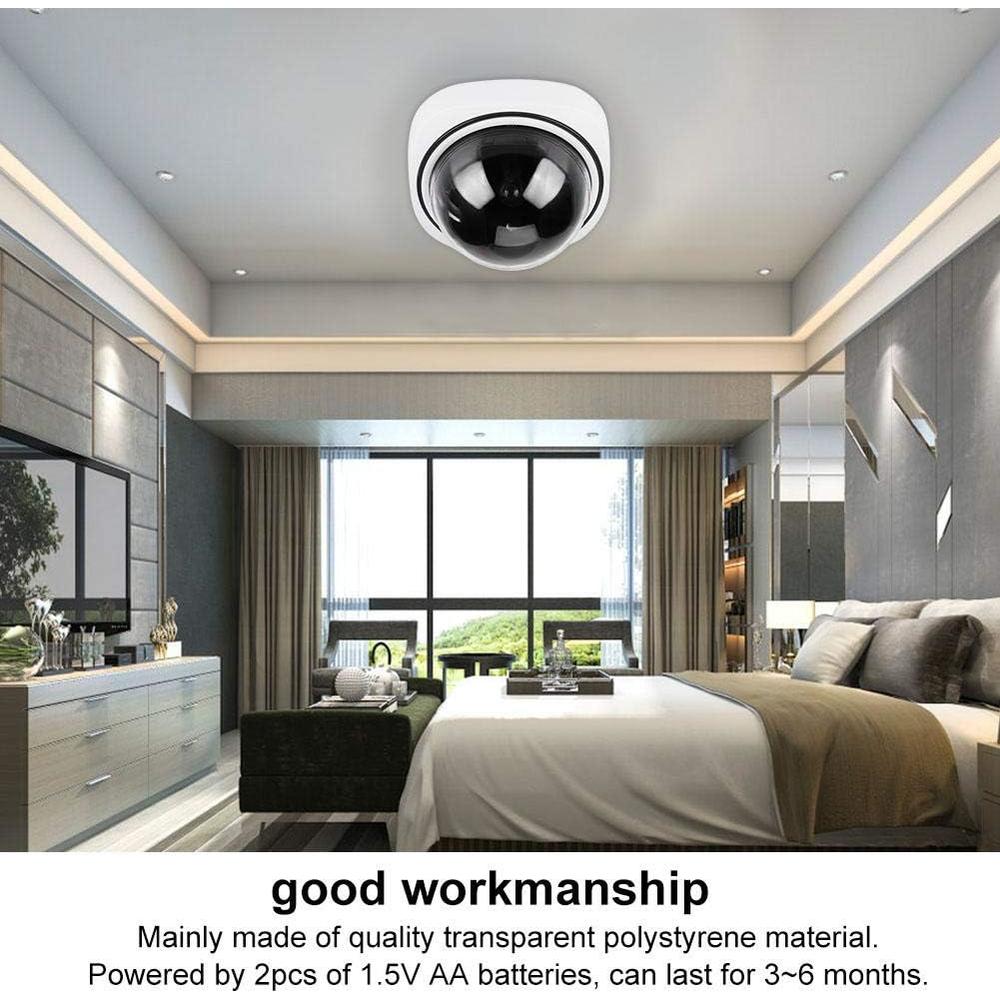 sonew Outdoor Indoor Fake Camera, Wireless Home Security Dome Simulated Camera Video Dummy Surveillance Camera, for Homes