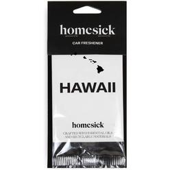 HOMESICK Premium Scented Car Air Freshener, Hawaii - Scents of Pineapple, Coconut, 1 Air Freshener, Essential Oil Ingredients, Relaxing