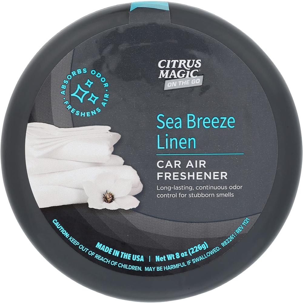 Generic Citrus Magic On The Go Odor Absorbing Solid Air Freshener, Sea Breeze Linen, 8-Ounce, Pack of 1
