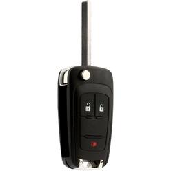 USARemote Car Key Fob Keyless Entry Remote Flip fits 2010-2017 Chevy Equinox, Sonic, Terrain (OHT01060512 3-btn)