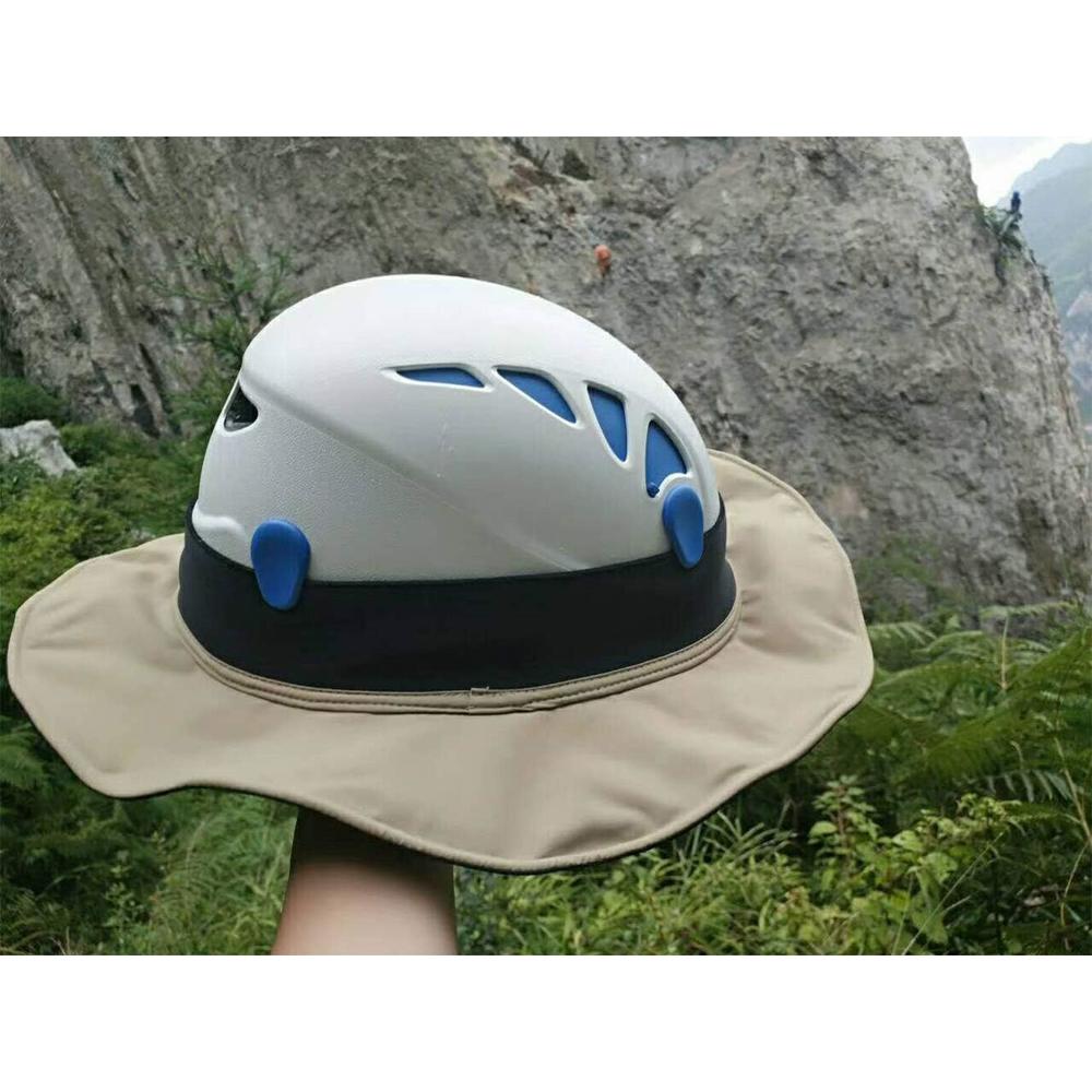 Weiking Climbing Helmet Sun Hat, Safety Helmets Sun Protection Accessories Suit for The Rescue Team, High-Altitude Worker, a Constructi
