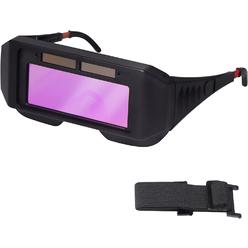 Generic T TOVIA LCD Welder Glasses Safety Protective Solar Powered Auto Darkening Welding Goggles with Adjustable Shade, 2 Sensors Weld