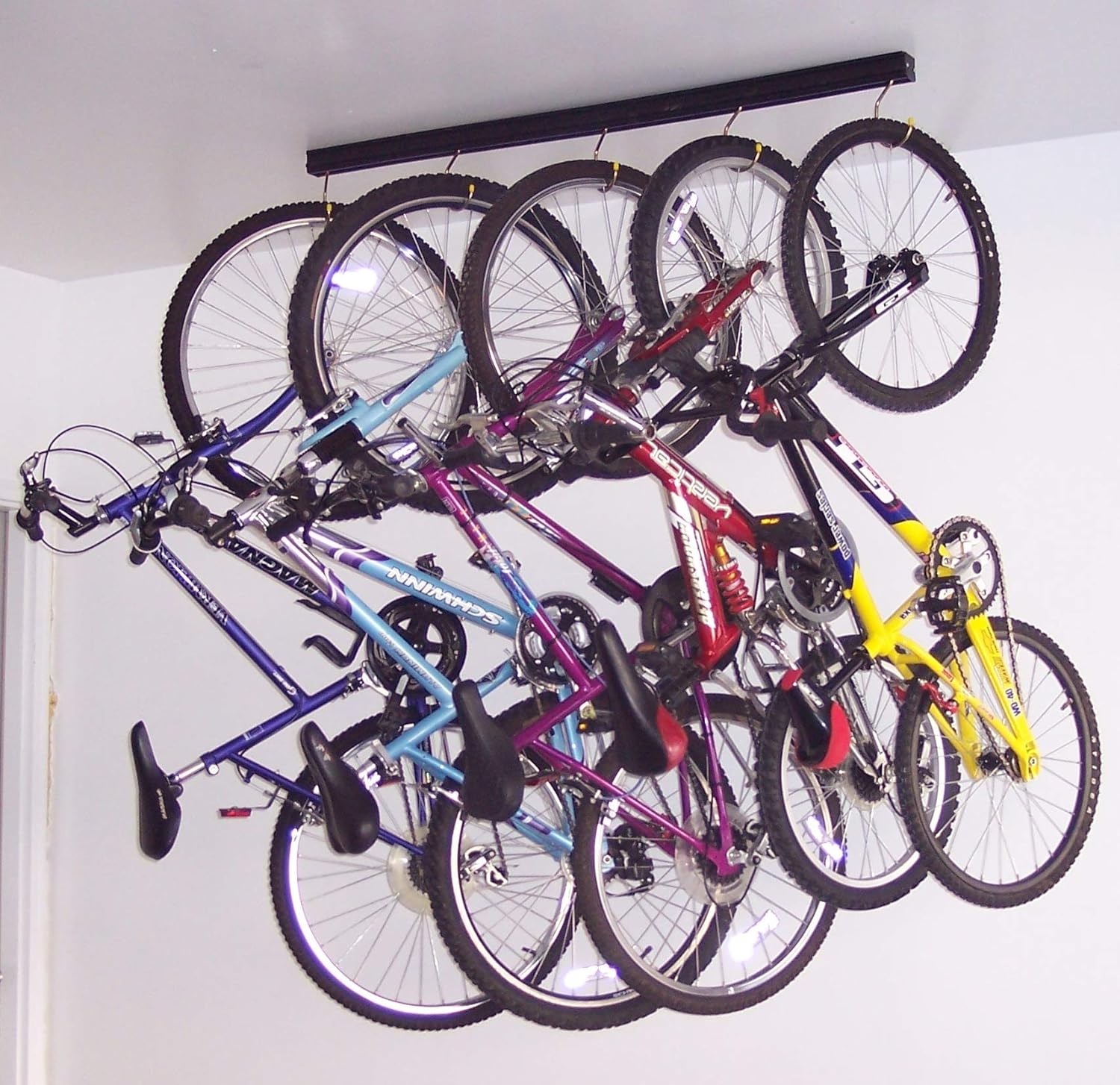 Generic Titan Track Adjustable Overhead Bike Storage Rack (50" length) Plus1 additional hook per track free