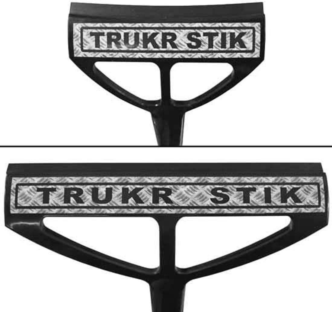 Generic TRUKR STIK Truck and Large Vehicle Convex and Side Mirror Cleaning Squeegee (Black)