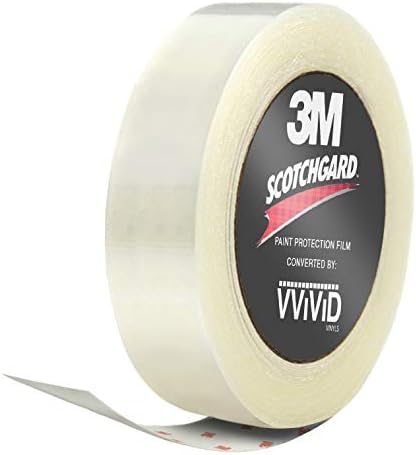 VViViD 3M Clear Paint Surface Protection Vinyl Wrap 2 Inch Wide Tape Roll (2 Inch x 96 Inch)