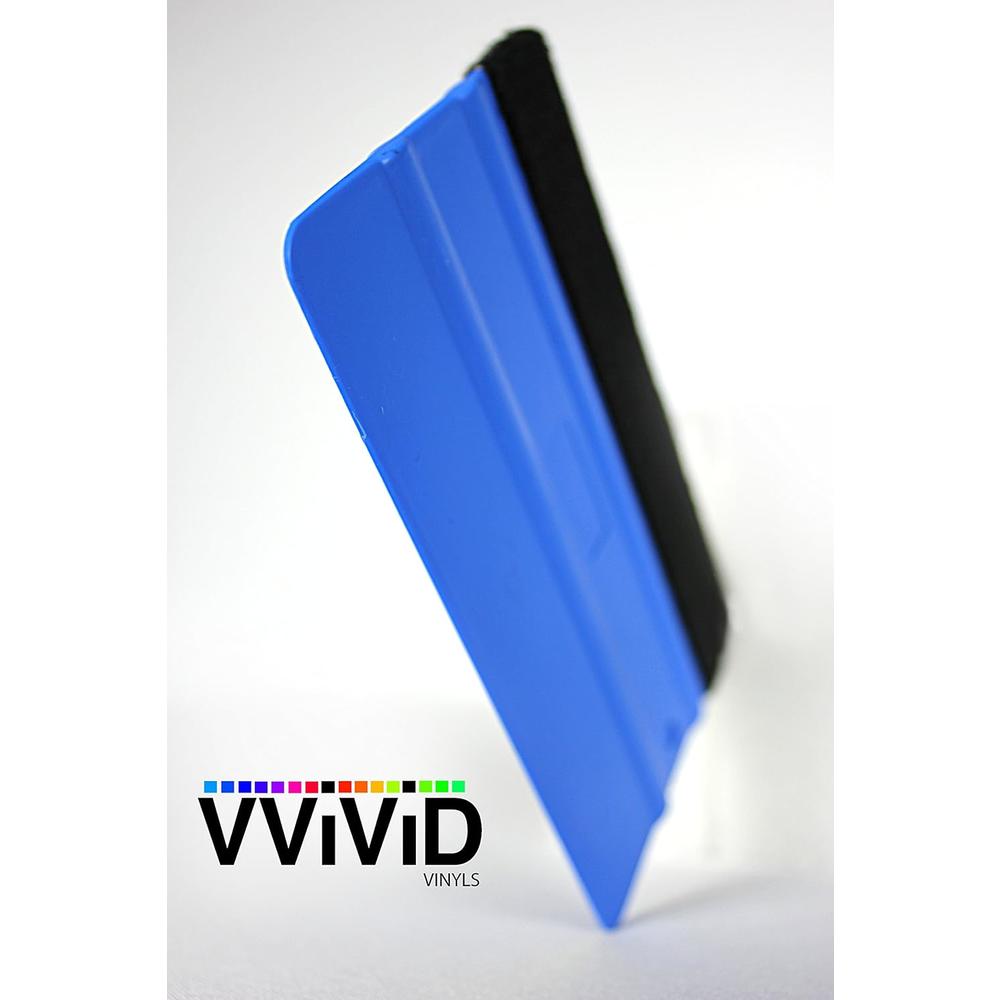 VViViD Clear Paint Protection Bulk Vinyl Wrap Film 12 Inch Including 3M Squeegee and Black Felt Applicator (12 Inch x 72 Inch)