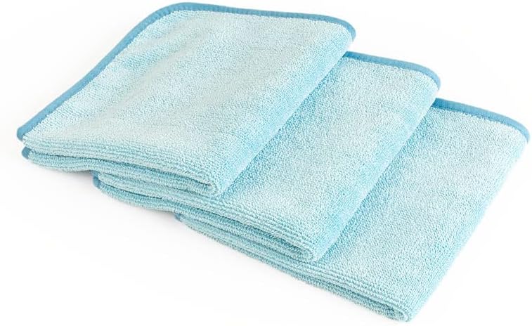THE RAG COMPANY - Premium FTW - Professional Korean 70/30 Blend Microfiber Glass Cleaning Towels, Windows, Mirrors, Stainless Steel, Polished S
