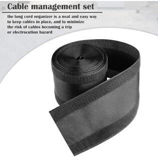 Syhood Syhood-Cable_Protector-55 Black Cord Cover Floor Carpet Cable Cover  Floor Wire Cover Protector Cable Management for Office Carpet, Keep Cable  Organized a