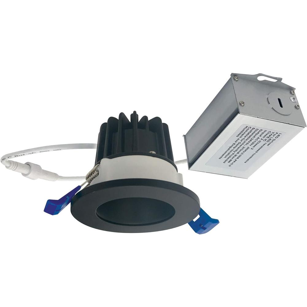 Shoppers Lighting Nora NM2-2RDC6030MPW | 2" LED Dimming Mini Recessed Downlight, 6 Watt - 600 Lumens, IC Air-Tight Rated, Damp Rated, No Hou