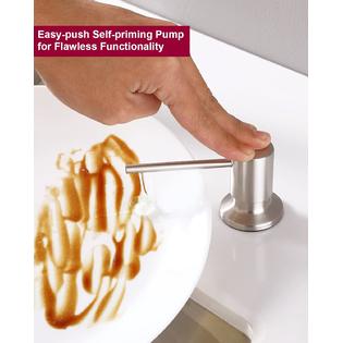 Konrad Industrial Darnok 78111SS Luca Dish Soap Dispenser for Kitchen Sink,  Pump for Dishwashing Liquid Soap