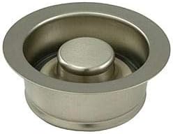 Generic Unknown1 Garbage Disposal Satin Nickel Flange with Stopper Includes Hardware