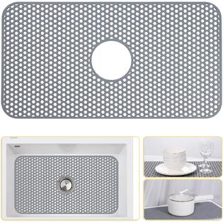 Bestjing Silicone Sink Mat, Sink Protectors for Kitchen Sink with