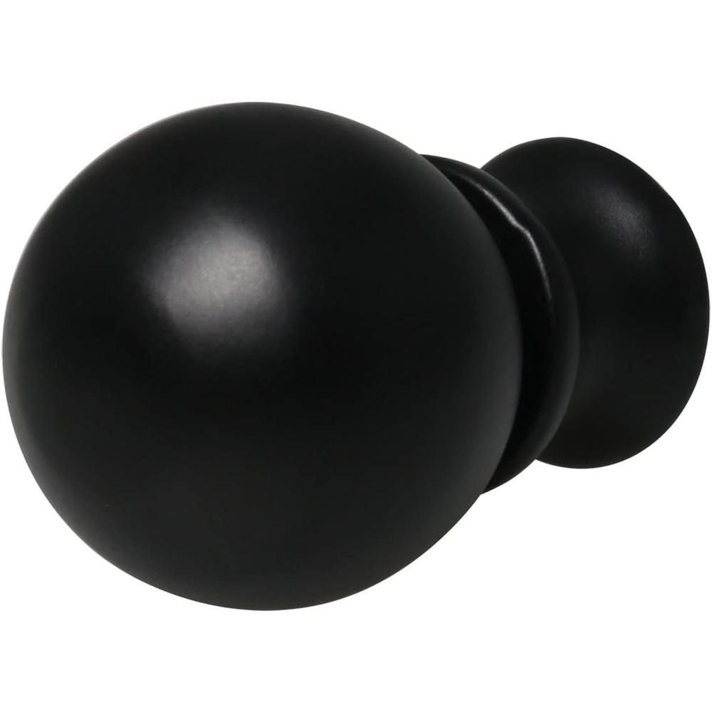 DGBRSM 1-1/2 Inch Lamp Finial Oil Rubbed Black Steel Ball Knob Lamp Shade Finial Lamp Shades Finials Cap Knob Lamp Decoration for Lamp
