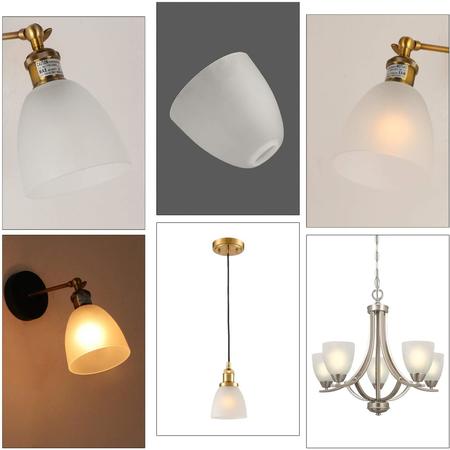 Giluta 4 Pack Bell Shaped Glass Shade