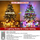 Joomer GP-SW240DC0250-IP44(US)_A Color Changing Christmas Lights, 82ft 200  LED String Lights 11 Modes Timer Function with Remote, Connectable Christmas  Decor fo