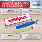 Creative Crafters Milliput Epoxy Putty 10 Piece Set, Standard