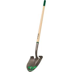 Truper 31184 Tru Tough 48-Inch Round Point Shovel, Long Handle, 6-Inch Grip