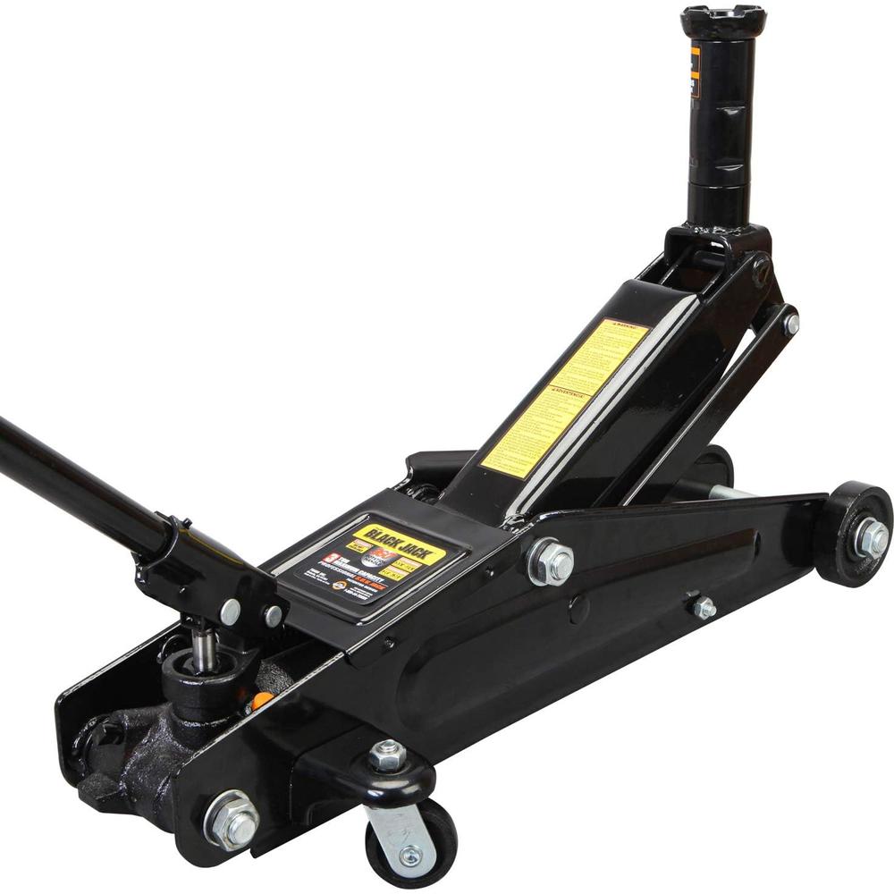 TORIN T83006W Blackjack Hydraulic Trolley Service/Floor Jack (Fits: SUVs and Extended Height Trucks): 3 Ton (6,000 lb) Capacity, Blac