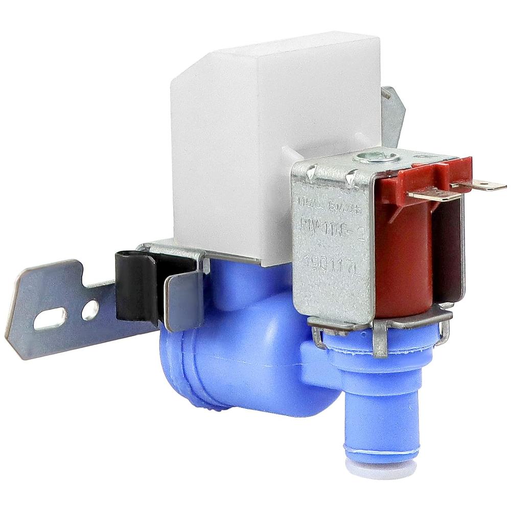 Generic WR57X10033 Refrigerator Water Inlet Valve 1/4" Inlet Fitting Icemaker Water Inlet Valve with Guard Replaces WR57X90 WR57X0