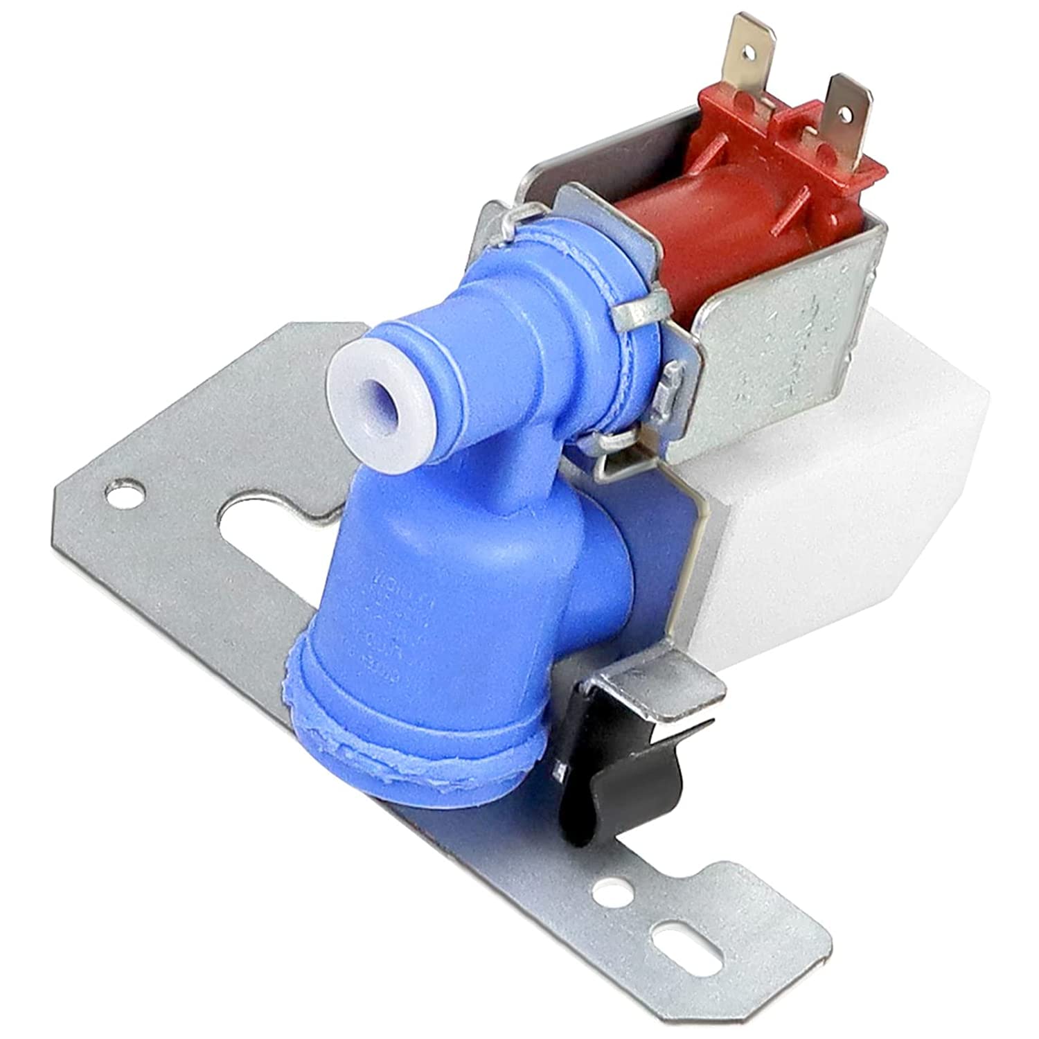 Generic WR57X10033 Refrigerator Water Inlet Valve 1/4" Inlet Fitting Icemaker Water Inlet Valve with Guard Replaces WR57X90 WR57X0