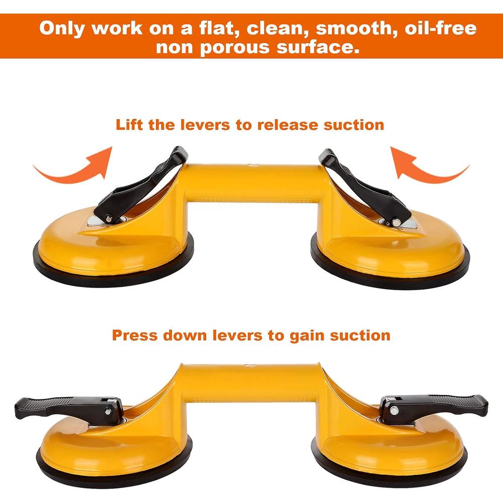 fviexe Floor Gap Fixer Tool for Laminate Floor Gap Repair Include Suction Cup and Mallet for Vinyl Plank (Can't use on scraped surface