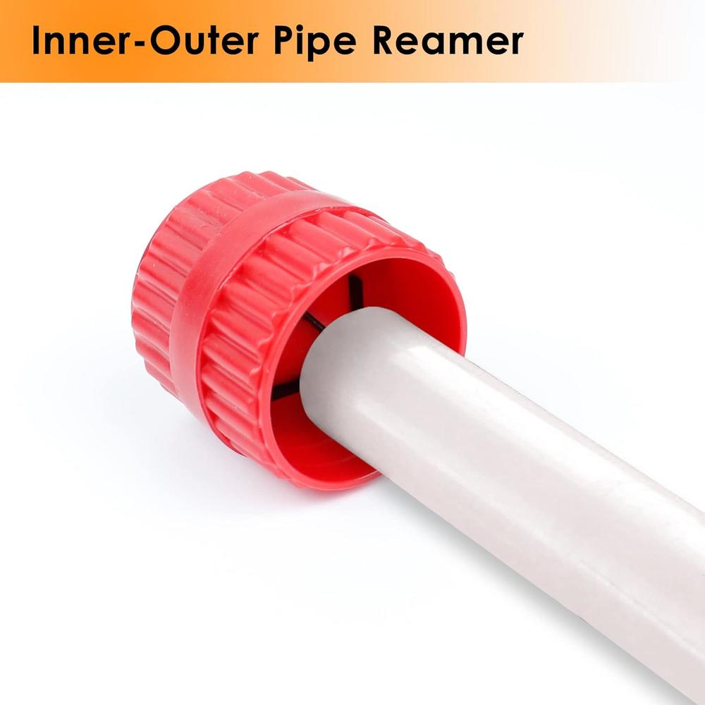 AC Parts Limited LBG Products Inner-Outer Pipe Reamer,Acrylic Tubing Chamfer Tool for PVC/PPR/Copper/Brass/Aluminum Tubes (3/16-inch to 1-1/2-in