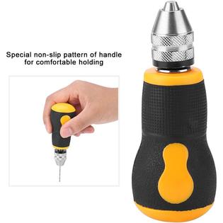 yuyte Hand Drill Bits, 10 pcs Micro Mini Portable Tool Set Small Hand Drill  Precision Hand