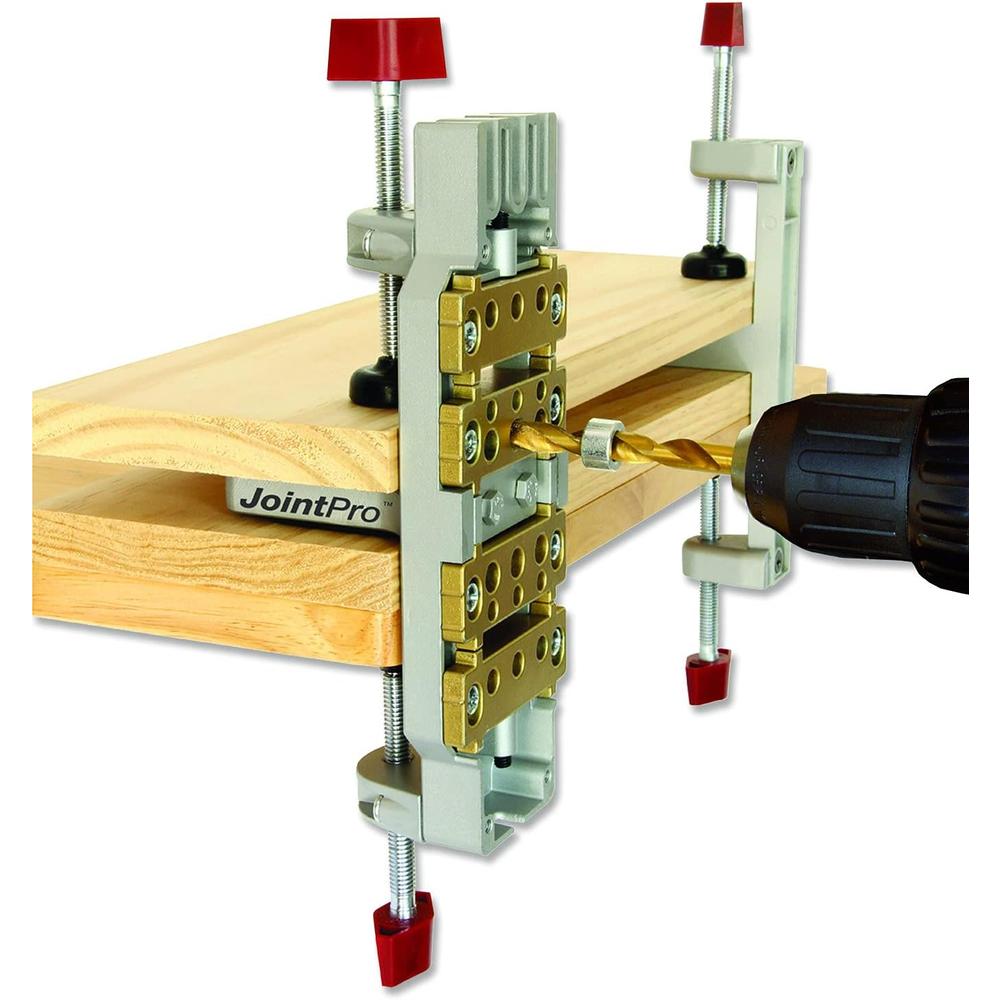 Milescraft Inc. Milescraft 1311 Joint Pro Professional, Self-Clamping All Steel Doweling Jig - Professional Quality - Includes 4 Guide Bushings