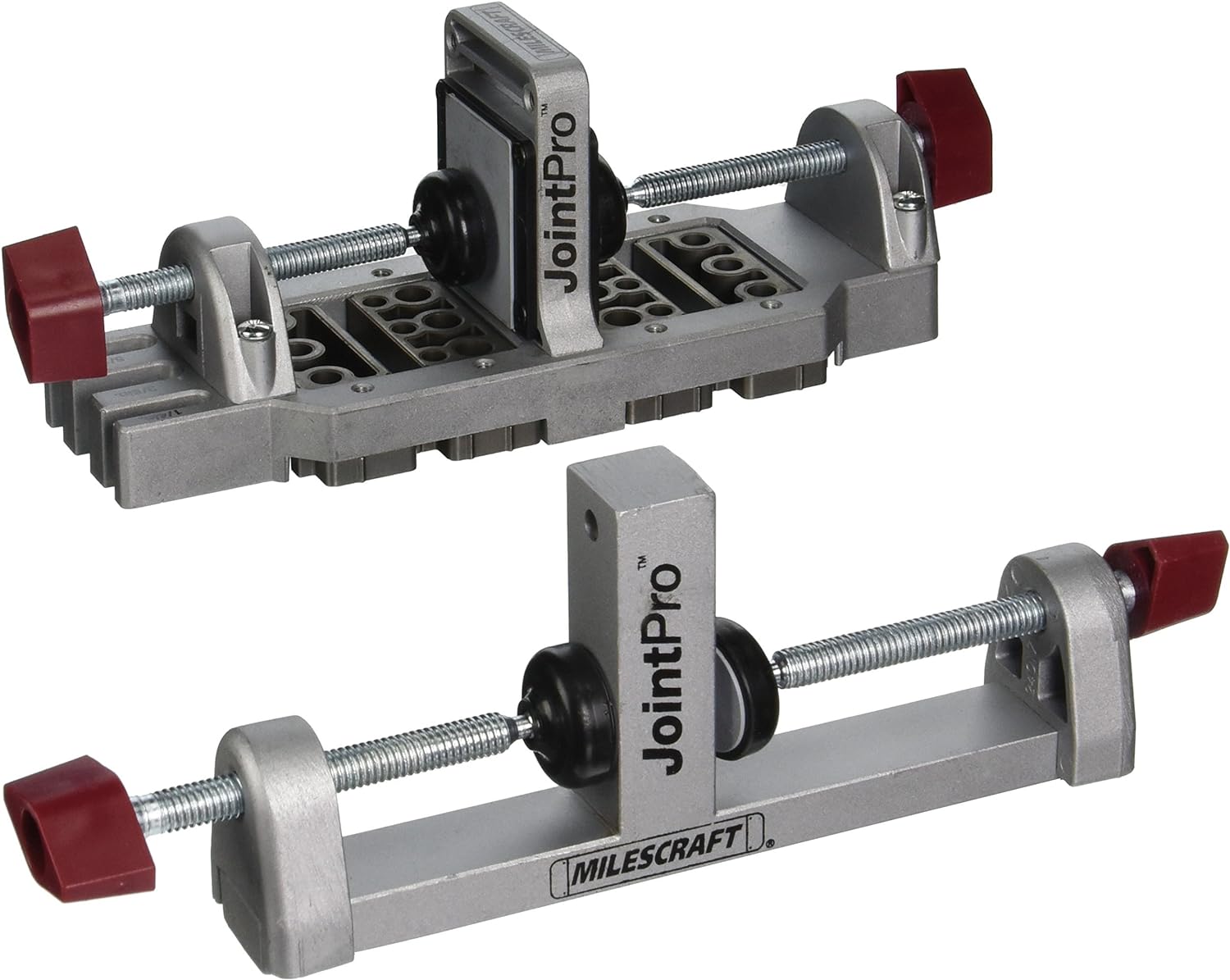 Milescraft Inc. Milescraft 1311 Joint Pro Professional, Self-Clamping All Steel Doweling Jig - Professional Quality - Includes 4 Guide Bushings