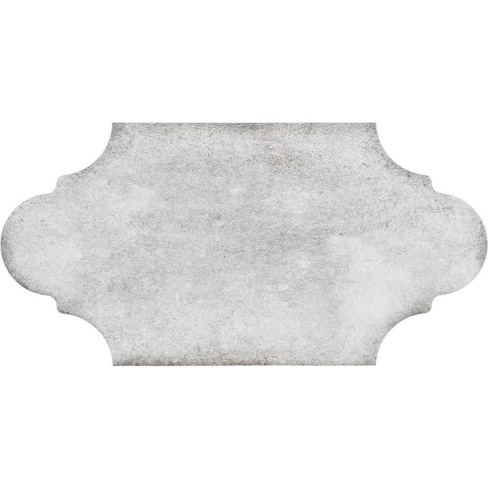 SOMERTILE Alhama Provenzal Grey 6.25" x 12.75" Porcelain Floor and Wall Tile