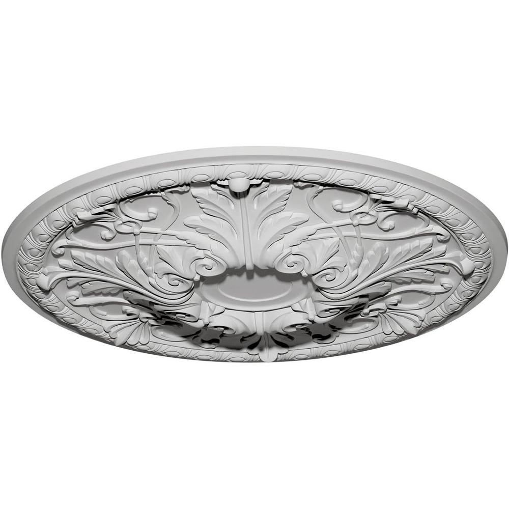 Ekena Millwork CM26TN Tristan Ceiling Medallion, 26"OD x 3"P (Fits Canopies up to 5 1/2"), Factory Primed