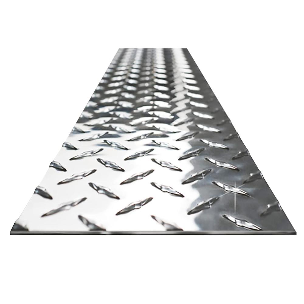 Generic Aluminum Sheet Diamond Plate Sheet Metal (0.045, 3/64" Thick 17GA) Heavy-Duty Commercial-Grade Real Diamond Plate Aluminum