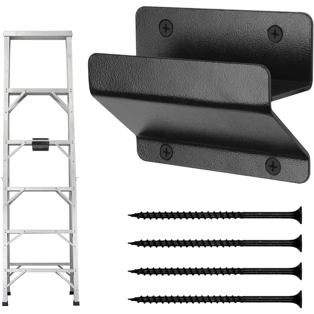 EIENHOSHI Ladder Hanger Ladder Wall Mount Ladder Holder Heavy-Duty Wheelbarrow Hangers for Garage Wall