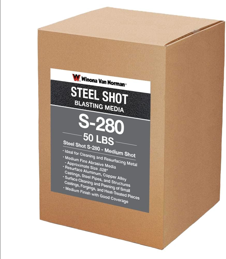 Generic Steel Shot S-280 - Blasting Media - Medium Size Shot (50lb)