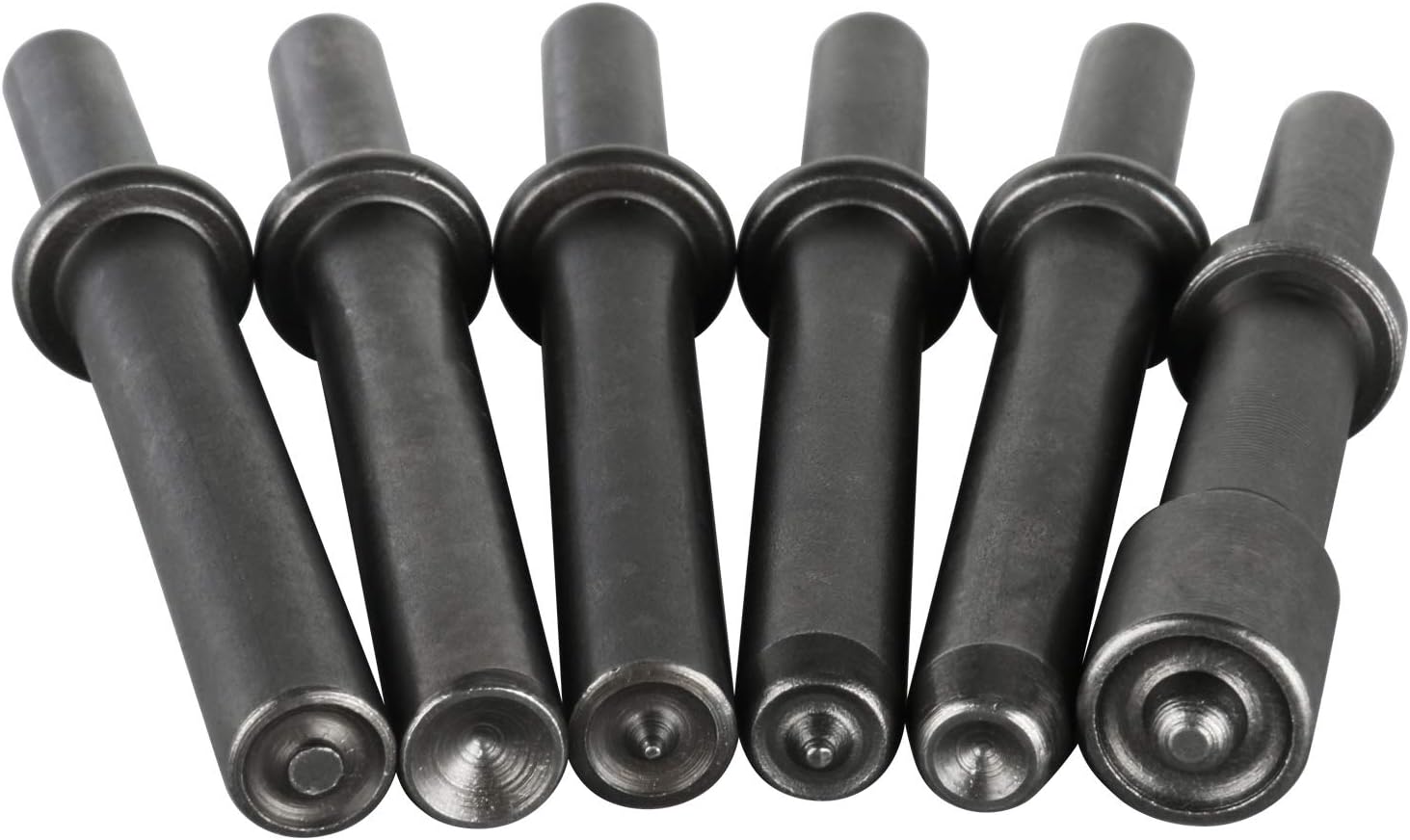 YaeKoo 7 Pcs Air Hammer Bits Accessories 0.401 Shank Heavy Duty Smoothing Pneumatic Air Rivet Hammer Chisel High Carbon Steel Bits Ext