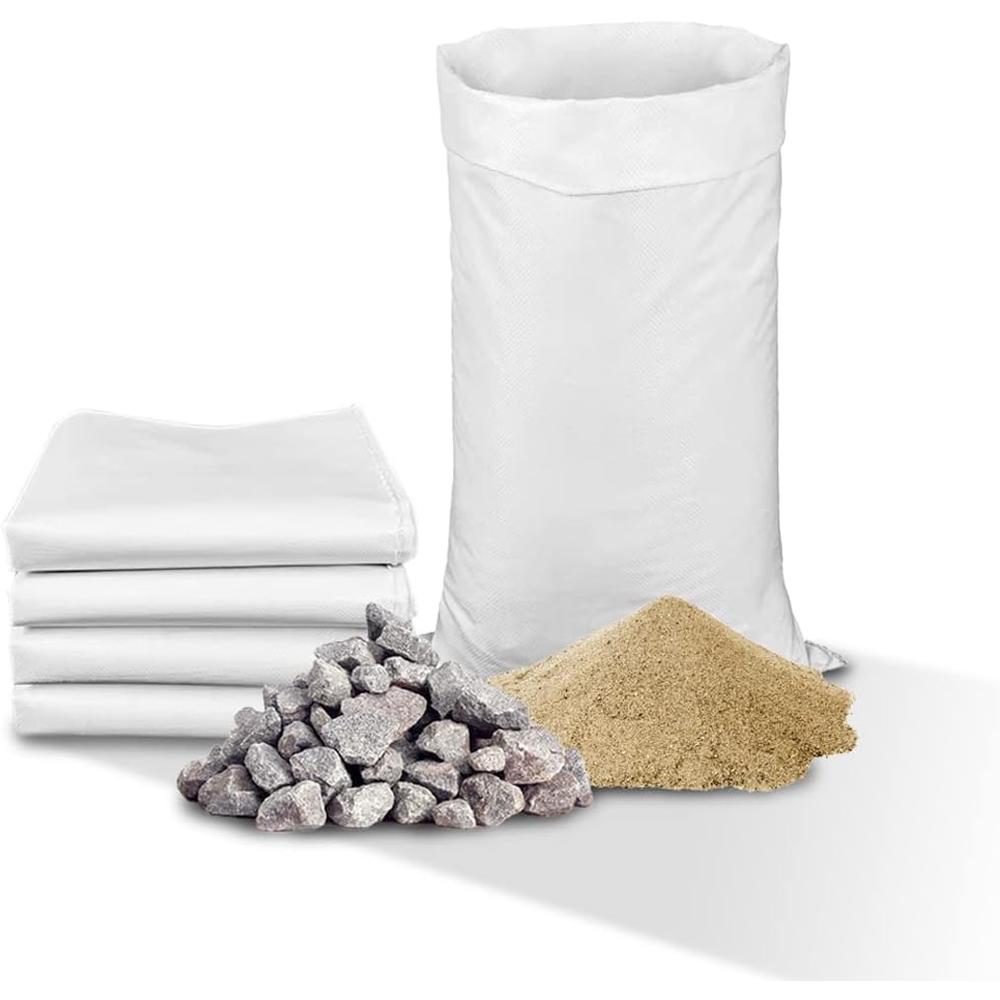 Dokdin Sandbags Polypropylene Sand Bags Empty Woven UV Sandbag Sand Bag for Flooding, Sand Bags Flood Protection Store Bags for Grain