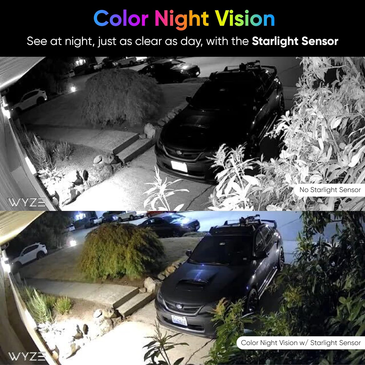 Wyze Cam v3 1080p HD Indoor/Outdoor Security Camera with Color Night Vision, 2-Way Audio, Compatible with Alexa